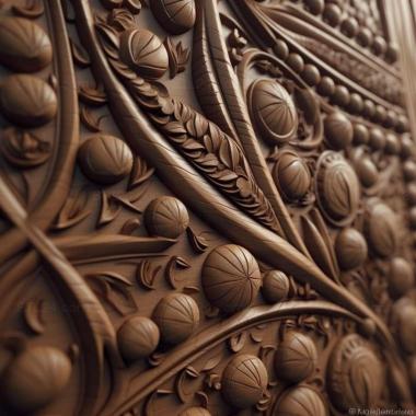 Patterns and decorations stl inch nails 1 3d model